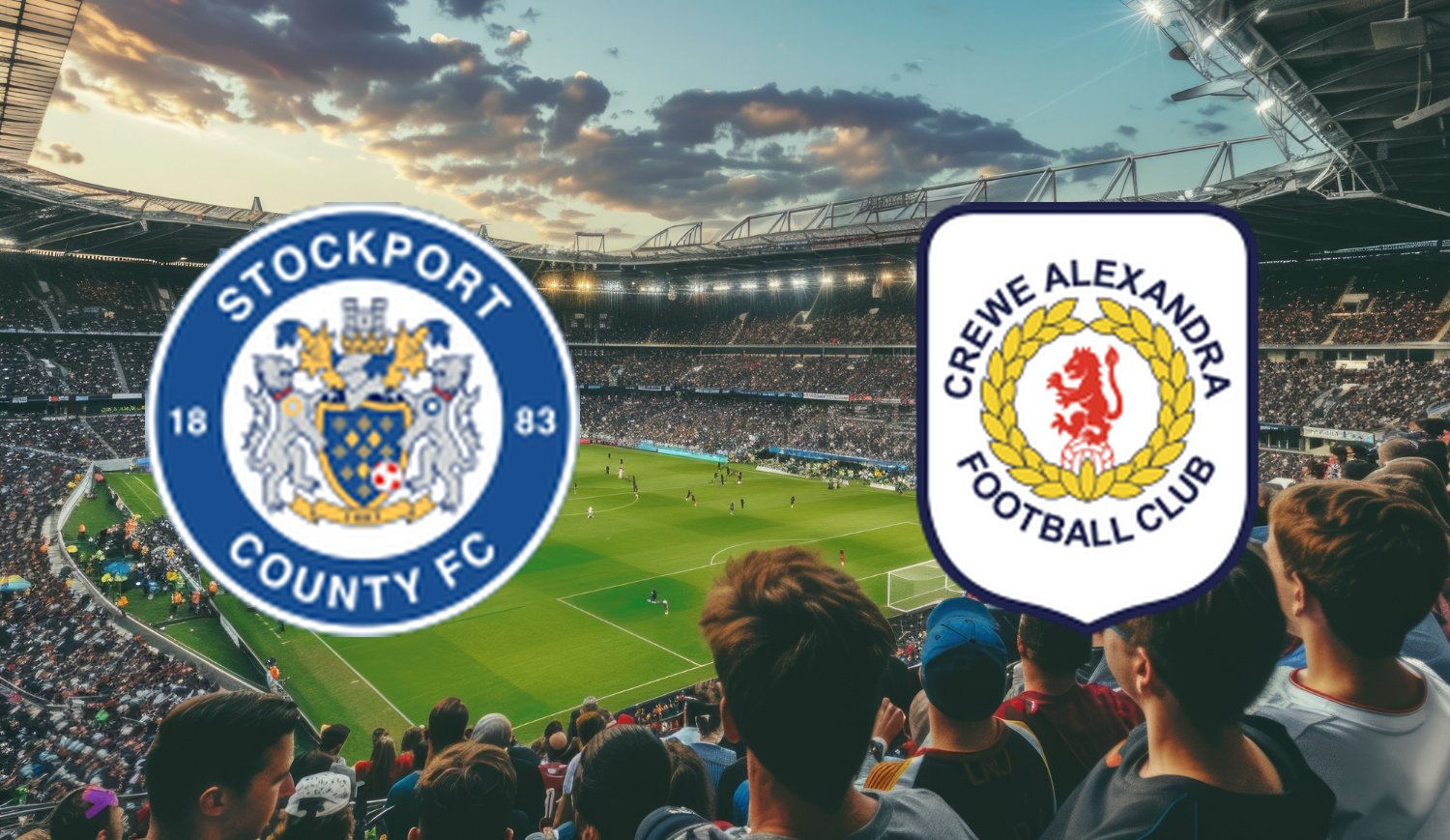 Stockport County – Crewe (2025-08-12 20:30) Kursy, Typy – Kto będzie lepszy?