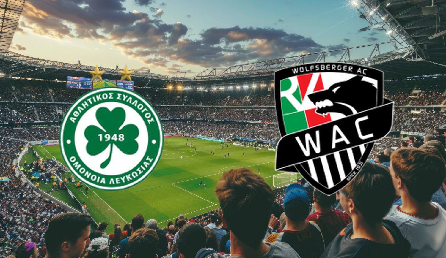 Omonia Nicosia – Wolfsberger AC ( 2025-08-28 18:00 ) Kursy, Typy – Kto będzie lepszy?