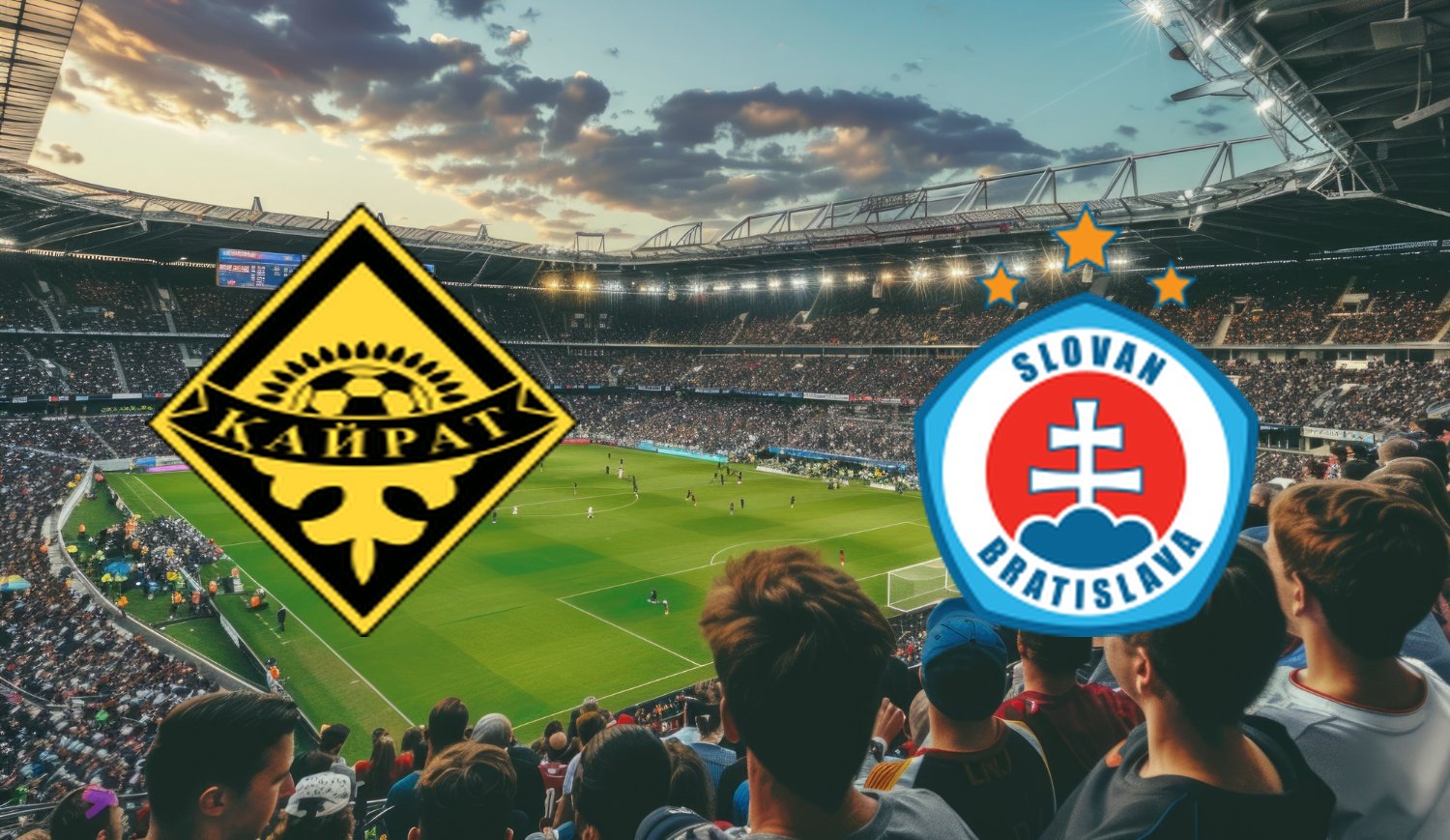 Kairat Almaty – Slovan Bratysława ( 2025-08-06 17:00 ) Kursy, Typy – Kto będzie lepszy?
