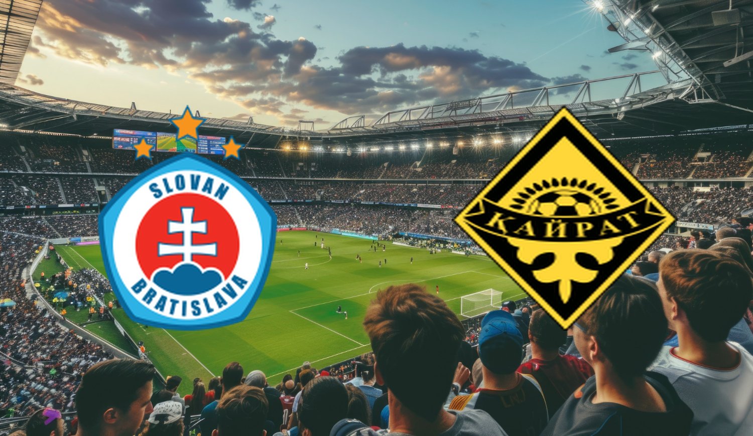 Slovan Bratislava – Kairat Ałmaty (2025-08-12 20:15) Kursy, Typy – Kto będzie lepszy?