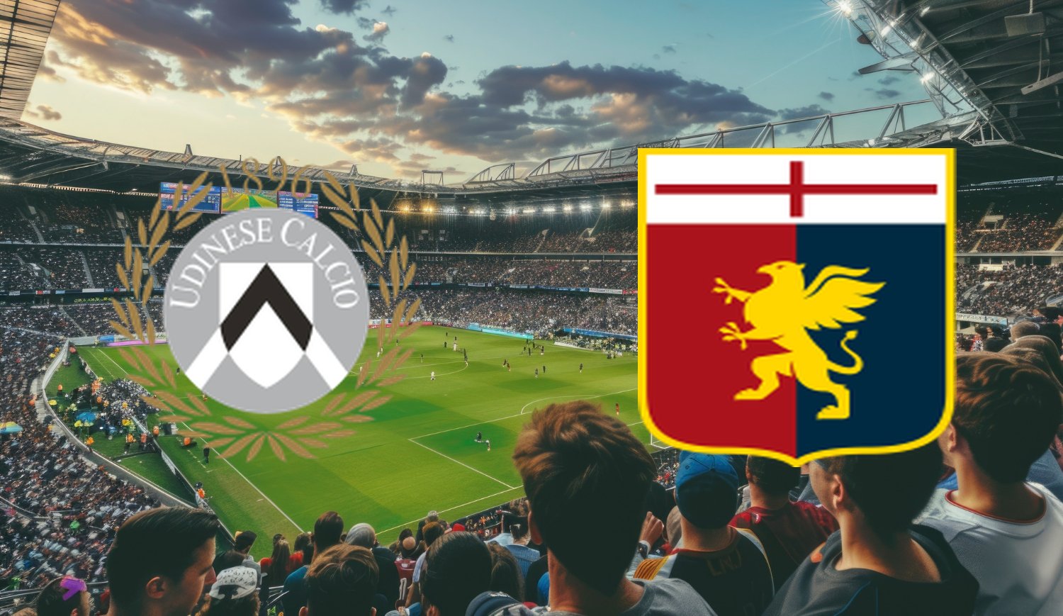 Udinese – Genoa (2025-12-08 19:00) Kursy, Typy – Kto będzie lepszy?