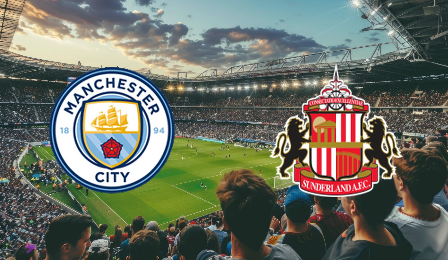 Manchester City – Sunderland (2025-12-06 17:00) Kursy, Typy – Kto będzie lepszy?