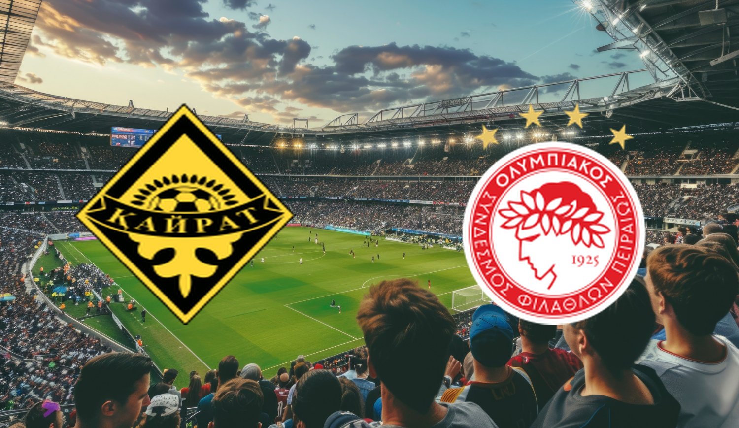 Kairat Ałmaty- Olympiakos Piraeus ( 2025-12-09 17:30 ) Kursy, Typy – Kto będzie lepszy?