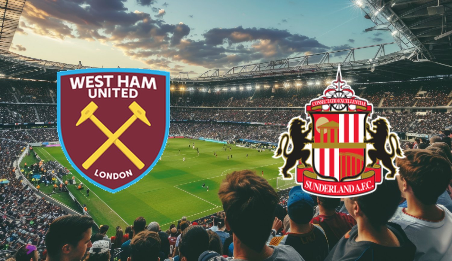 West Ham – Sunderland ( 2026-01-24 14:30 ) Kursy, Typy – Kto będzie lepszy?